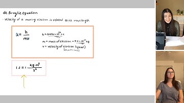 Finding Wavelength, Frequency, Velocity Using de Broglie
