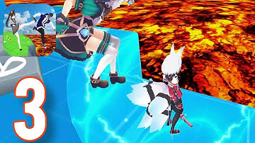 The floor is lava game parkour - Gameplay Walkthrough Part 3 (ios,Android)