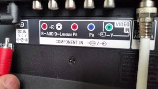 This video will show you how to connect your wii tv's audio visual
inputs on the back of television.