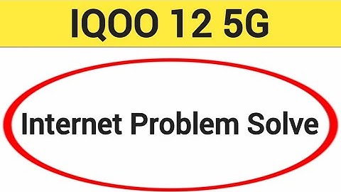 How to fix no network problem, IQOO 12 5G me internet problem solve kaise karen