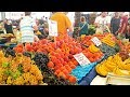 Турецкий продуктовый базар подробно. Сентябрь'2017, г.Измир, р-н Хатай.