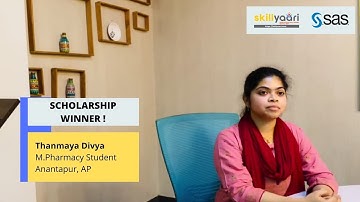 Scholarship Winner (Base SAS Programming) – Thanmaya Divya