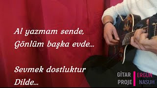 Selvi Boylum Al Yazmalım - Gitar Karaoke (Akustik Karaoke)