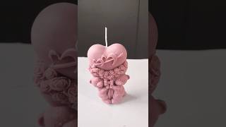 teddy bear🧸 candle #shorts #youtubeshorts #candlemaking