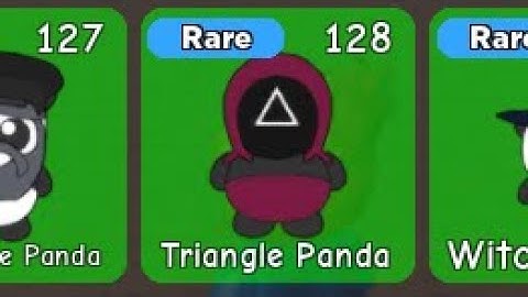 【Roblox games】How to get the triangle panda  in find the panda?