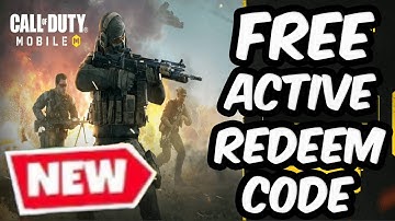 Call Of Duty Mobile New Today Active Redeem Codes|New 100% Working Today COD Mobile Redeem Codes