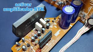Como Activar Amplificador STK De Un Equipo De Sonido