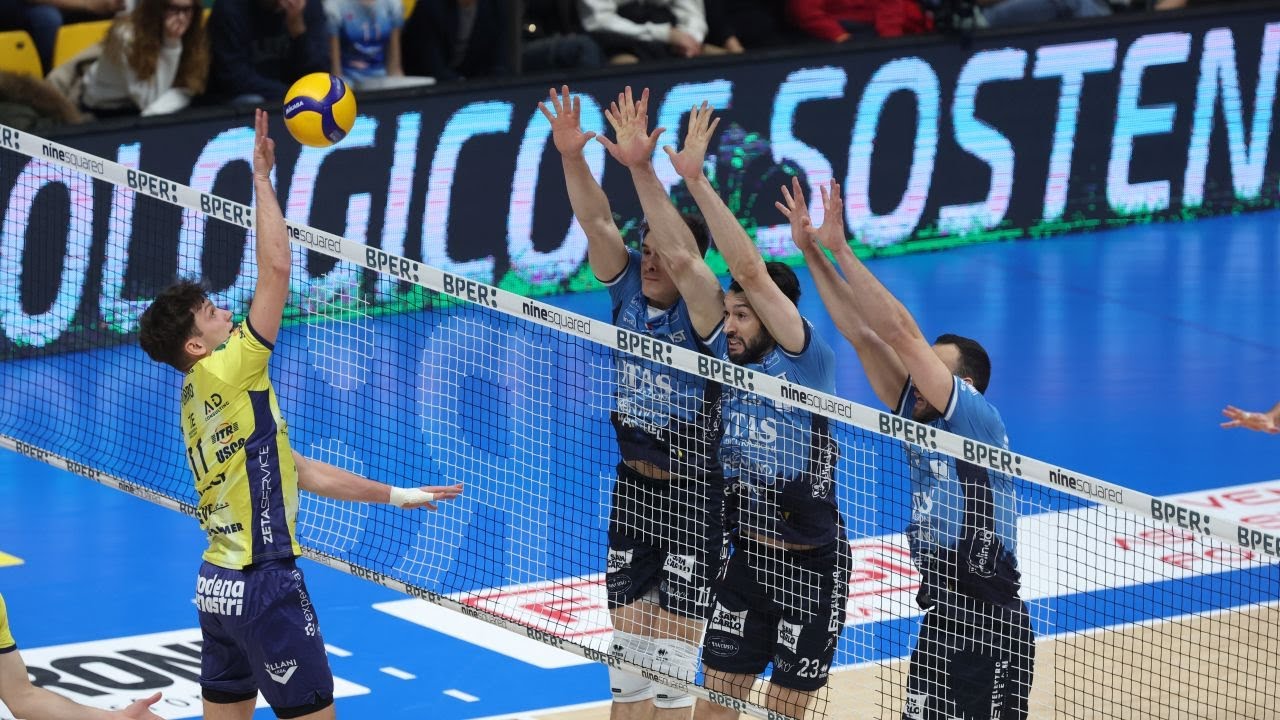 💥🏐 HIGHLIGHTS | Valsa Group Modena-Itas Trentino 3-1 (16° turno di SuperLega)