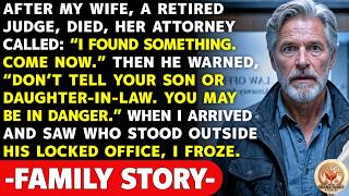 My Late Judge Wife's Lawyer Whispered, Don't Tell Your Daughter or Son-in-Law—Then I Froze...