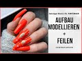 GELNÄGEL selber machen || Modellieren & Aufbau feilen - für Anfänger