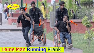 लंगड़ा फोन उठाकर भागा ! फिर देखो क्या हुआ | Lam Man Running Prank | Bhasad News | Pranks in India