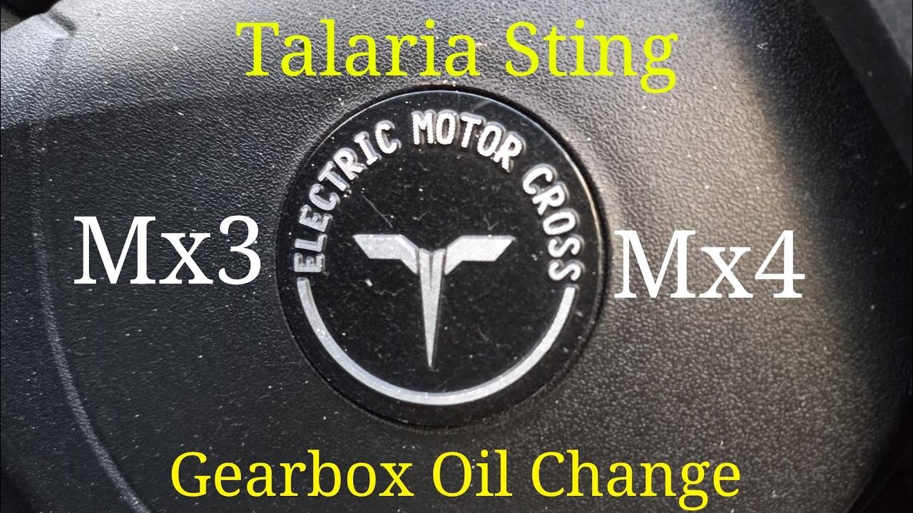 Talaria Sting Gearbox oil change YouTube