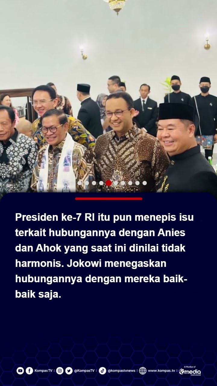 Alasan Jokowi Tak Ikut Kumpul Eks Gubernur Jakarta, Singgung Hubungannya dengan Anies dan Ahok