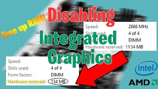 Disabling AMD Integrated Graphics (APU/iGPU)