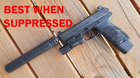 HK45 Tactical V7 LEM Trigger Work and Suppressed Shooting