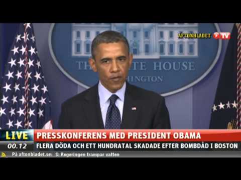 Barack Obama - Boston marathon explosion speech [4/15/2013]