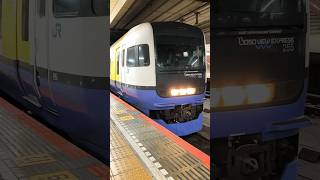【自由席廃止へ】JR東日本255系　特急しおさい銚子行き　東京駅発車