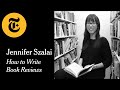 How to write book reviews with jennifer szalai