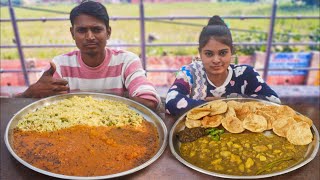 1Kg Rice pulao Vs Chili Fry Puri Eating Challenge | Man Vs Food Challenge | Food Eating Challenge