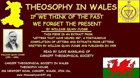 If We Think of the Past We Forget the Present by William Quan Judge read by Dave Marsland