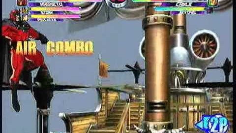MvC2 Online (360): Brett (MSP) vs Destroyer9026 (Spiral/Cab/Sent) 1 .:7.16.10:.