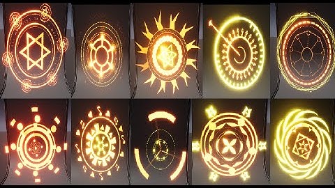 Magical Circle | array | Ring| Unreal engine niagara | ue4