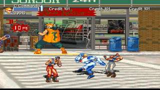 Captain Commando and the Avengers OPENBOR 720P HD Playthrough - GANG STREETS Wealth