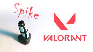 Making Valorant Spike With Polymer Clay