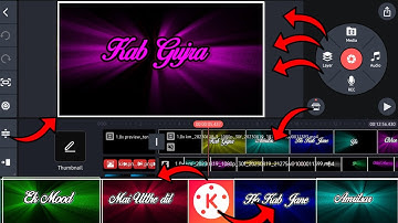 Colorful Lyrics Status Video Kaise Banaye || How To Make Colorful Text Lyrics In Kinemaster