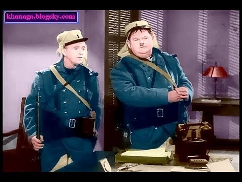 لورل و هاردی-پرواز دو دیوانه- رنگی با کیفیت - برای اولین بار  -The flying deuces (1939)- colored