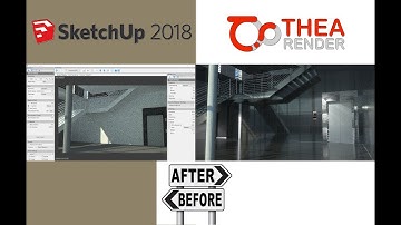 Thea Render 2.0 Applying Material + SketchUp Revit Export 4