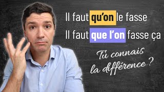 QU’ON or QUE L’ON in French ? Français level B2 / C1