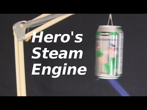 Hero&rsquo;s Steam Engine using Soda Can