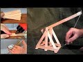 How to build a trebuchet catapult with popsicle sticks