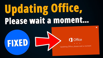 Microsoft Office: Stuck on "Updating Office, Please Wait a Moment"?