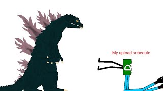 Godzilla 2000 Test Animation