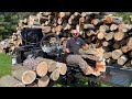 All wood log splitters  2022 bloodwood series  fastest 30 ton ever built