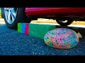 EXPERIMENT - Floral Foam and Orbeez vs Car