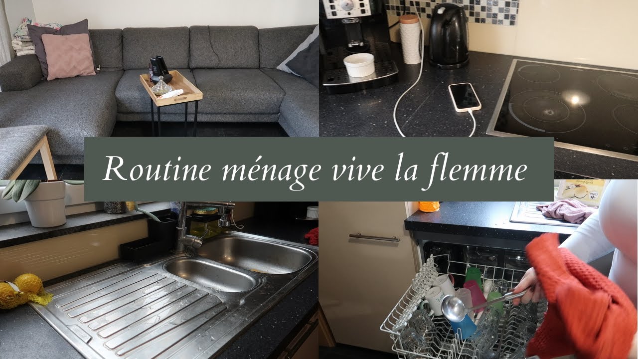 ROUTINE MENAGE express ET de la flemme