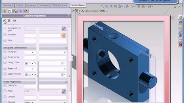 Apply the selected color to the part