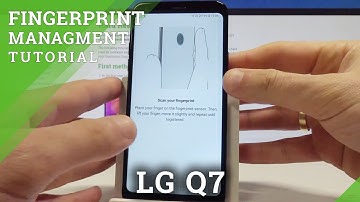 How to Add Fingerprint on LG Q7 - Set Up Screen Lock / Unlock by Fingerprint