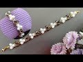 DIY Bracelet simple - Beaded Bracelet Tutorial Easy - Tutorial Membuat Gelang Manik-Manik