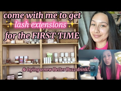 getting eyelash extensions for the FIRST TIME!! - YouTube