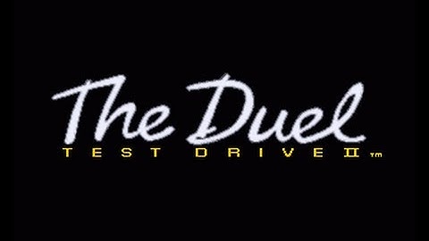 The Duel - Test Drive II Review for the Commodore Amiga by John Gage