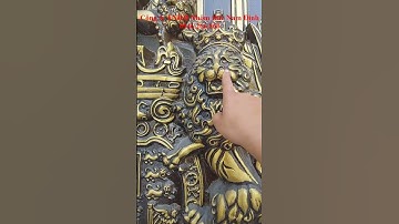 Cổng nhôm đúc biệt thự đẹp