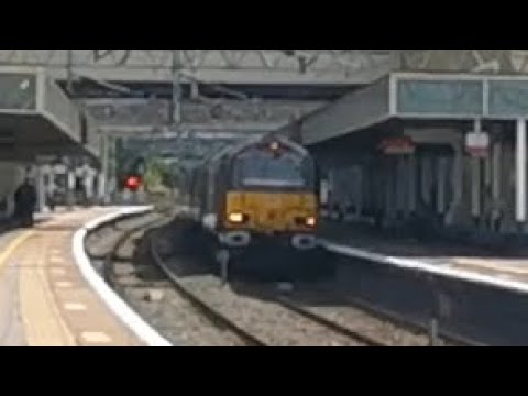 Freightliner 66507 Passes as Royal Train Arrives into Milton Keynes *Read Description* 1/7/22