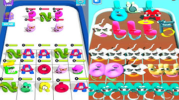 Merge Alphabet: Lore Run: Merge battles, abcdefghigklmnopqrstuvwxyz ,New 🌟🌟🌟🌟 Part 11 Mix Volume