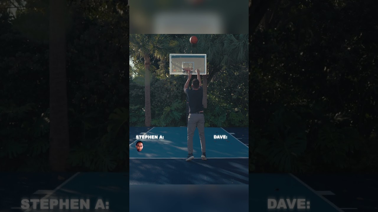 Stephen A. Smith Vs. Dave Rubin in Free Throw Shootout