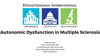 Autonomic Dysfunction in Multiple Sclerosis - Dr. Mark Gudesblatt screenshot 1