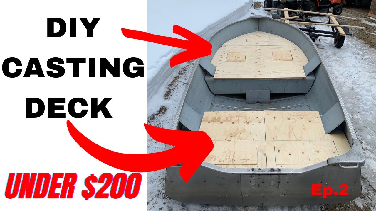 Aluminum Boat Casting Deck Build  HOW TO Build a Casting Deck Ep.2 